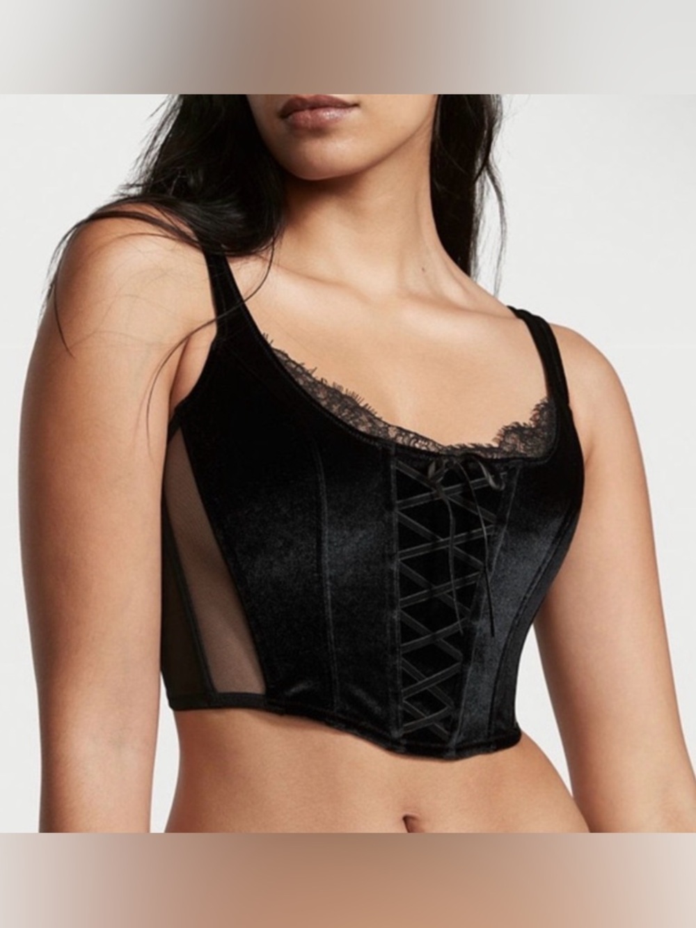Victoria’s Secret Dream Angels Velvet Corset Top